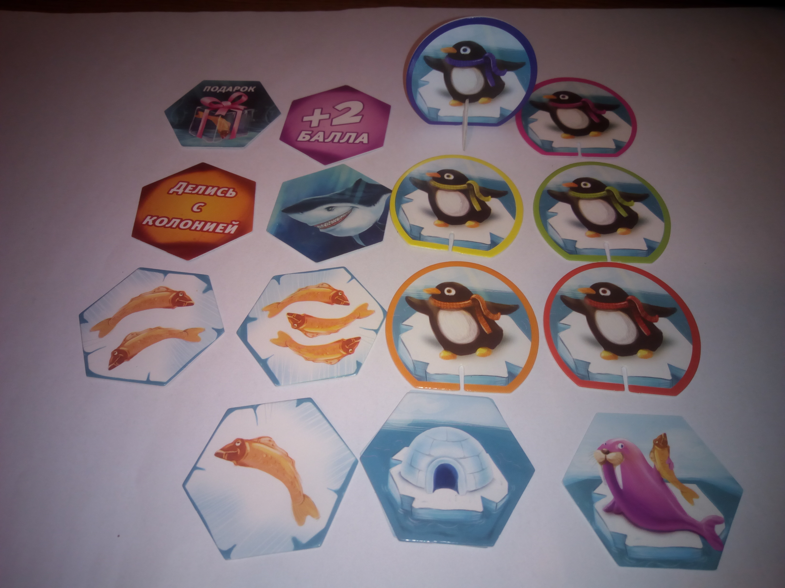 Фотография покупателя товара Настольная подарочная игра-бродилка «Весёлые пингвины»