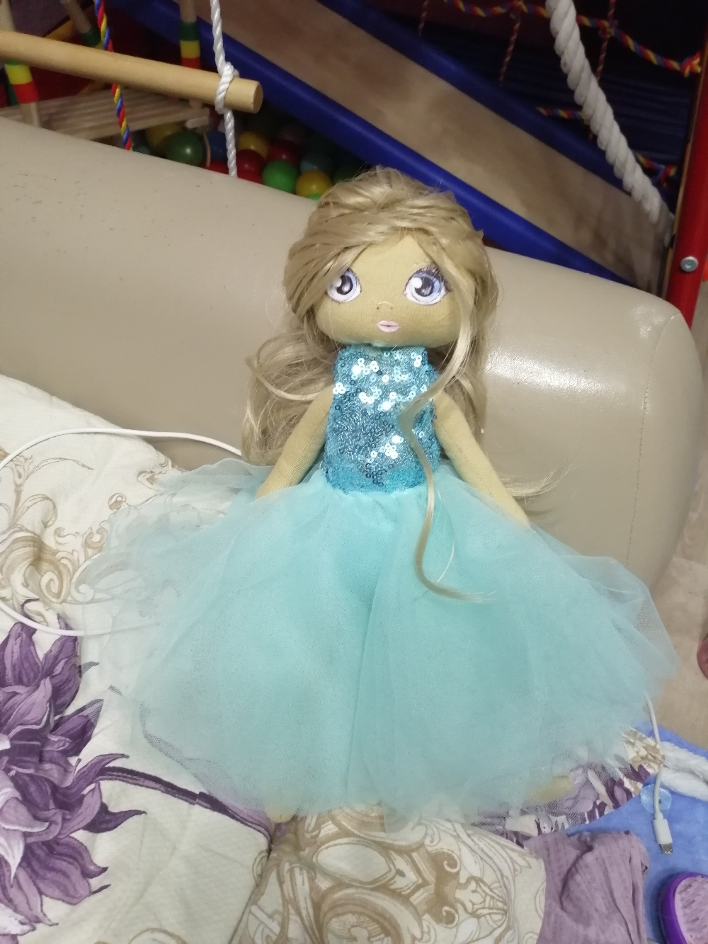 Фотография покупателя товара Интерьерная кукла «Флёр», набор для шитья, 18 × 22.5 × 3 см - Фото 7