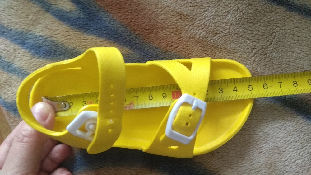 Фотография покупателя товара Сандалии детские арт. SB1931, цвет желтый, размер 24 - Фото 1