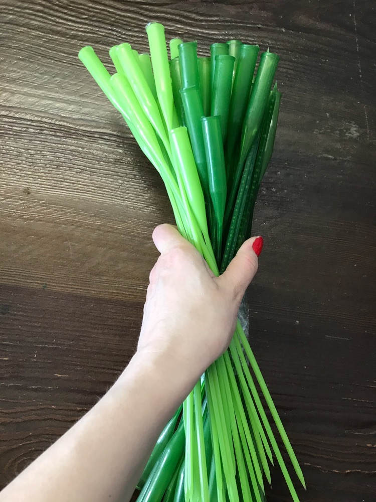 Фотография покупателя товара Удлинитель для цветов, зеленый, 37 см
