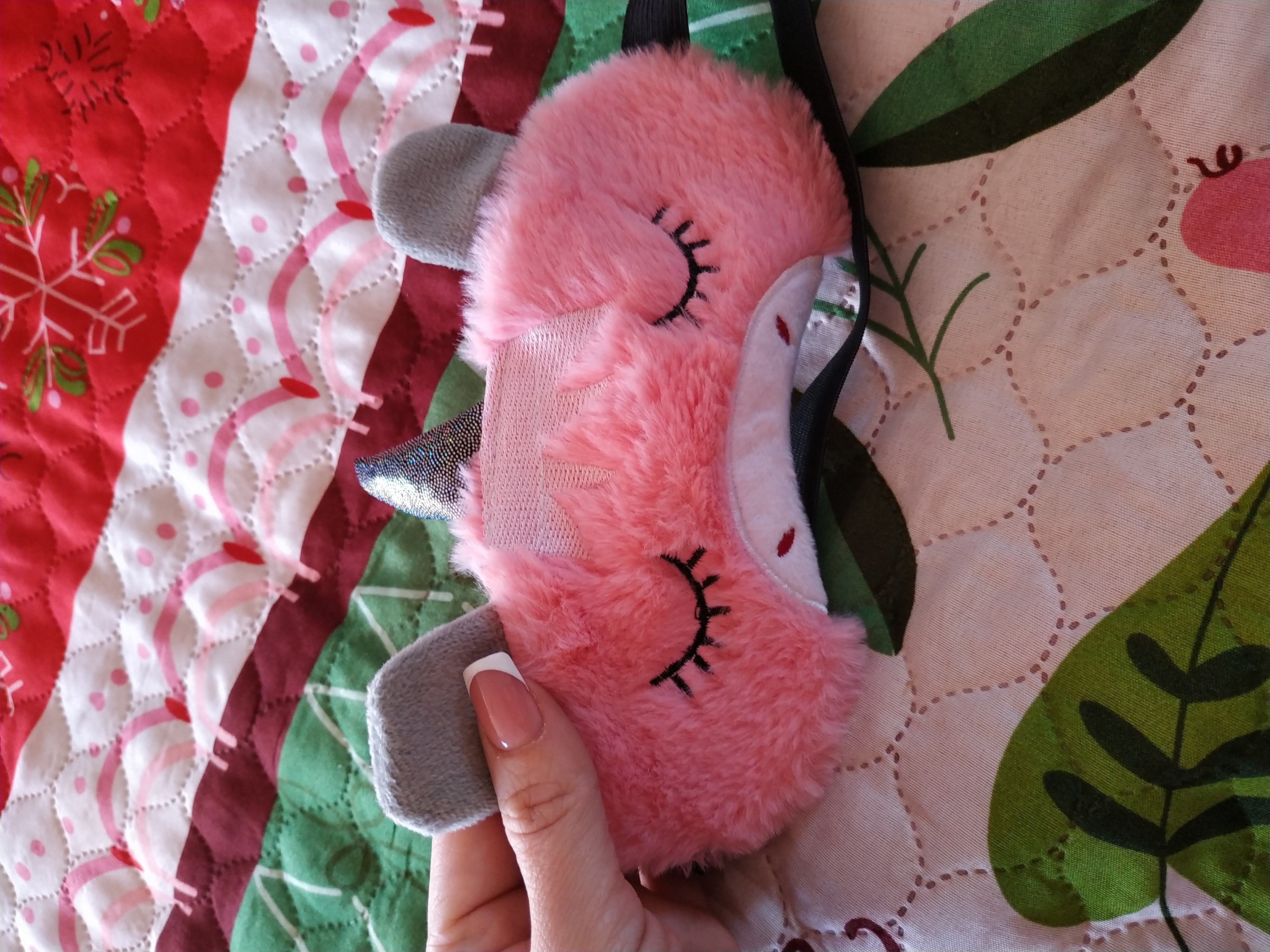 Фотография покупателя товара Маска для сна «Кошечка», цвет розовый - Фото 10