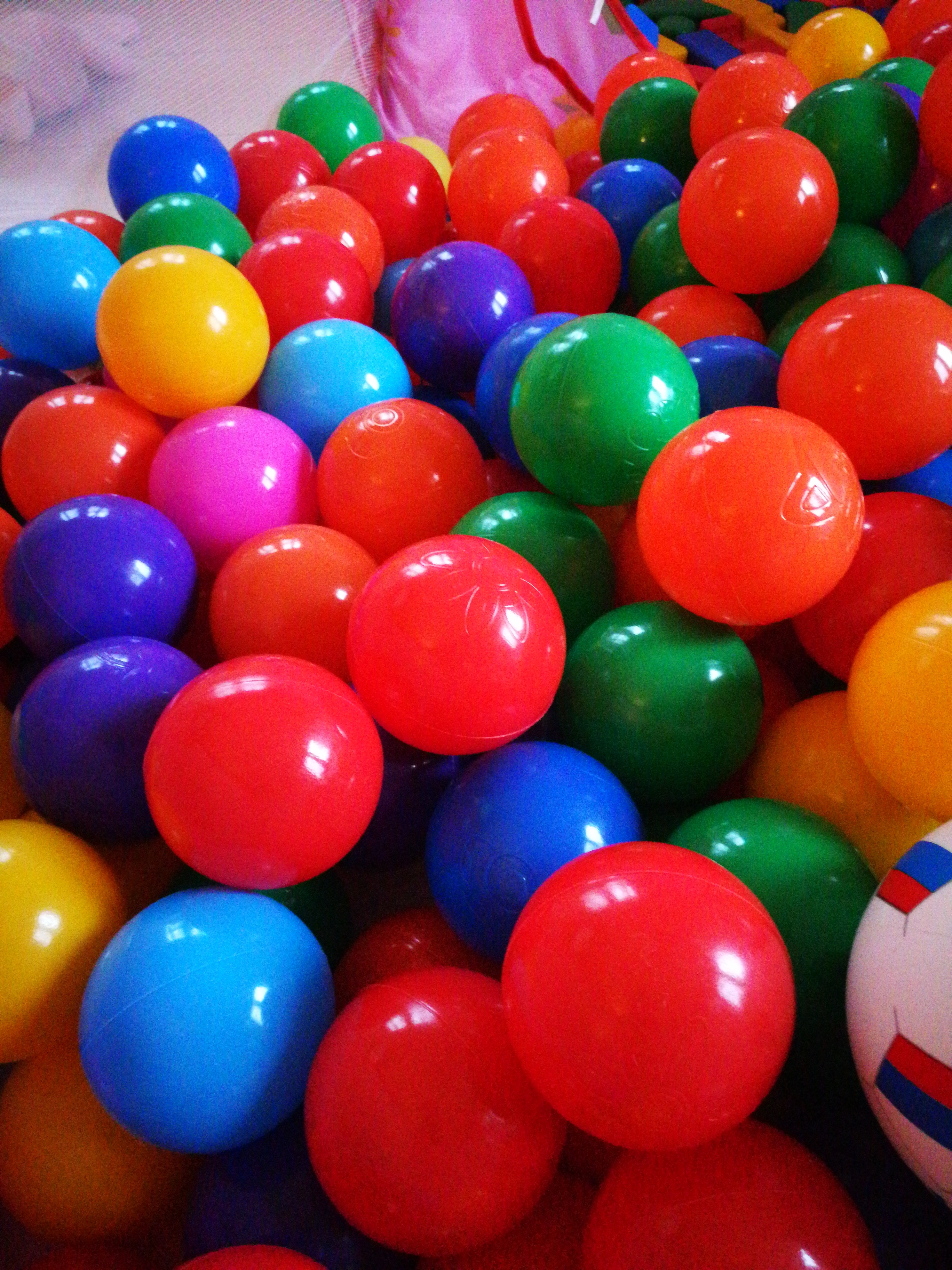 Фотография покупателя товара Шарики для сухого бассейна с рисунком, диаметр шара 7,5 см, набор 210 штук, разноцветные - Фото 34