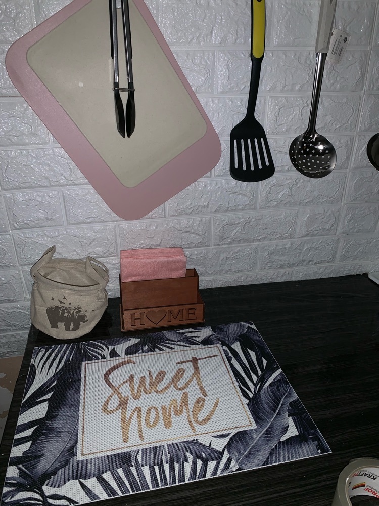 Фотография покупателя товара Салфетка на стол "Sweet home", ПВХ, 40х29 см - Фото 2