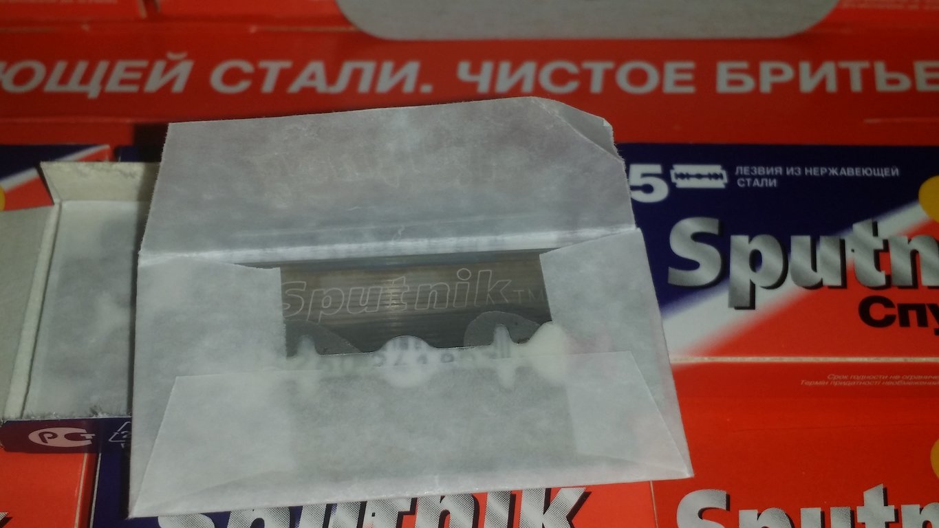 Фотография покупателя товара Сменные лезвия для безопасных бритв Sputnik, 5 шт - Фото 4