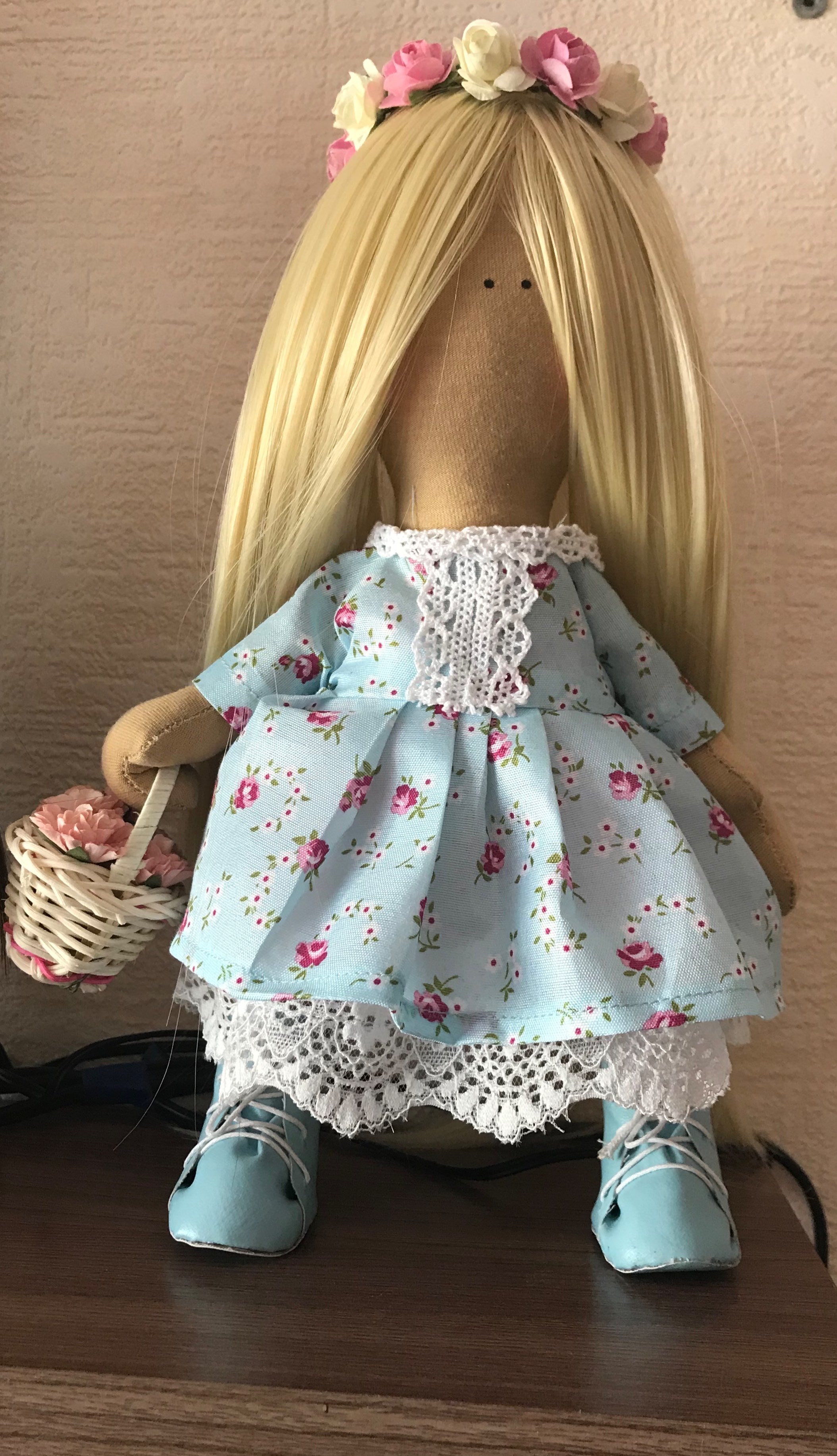 Фотография покупателя товара Набор для шитья. Интерьерная кукла «Майя», 30 см
