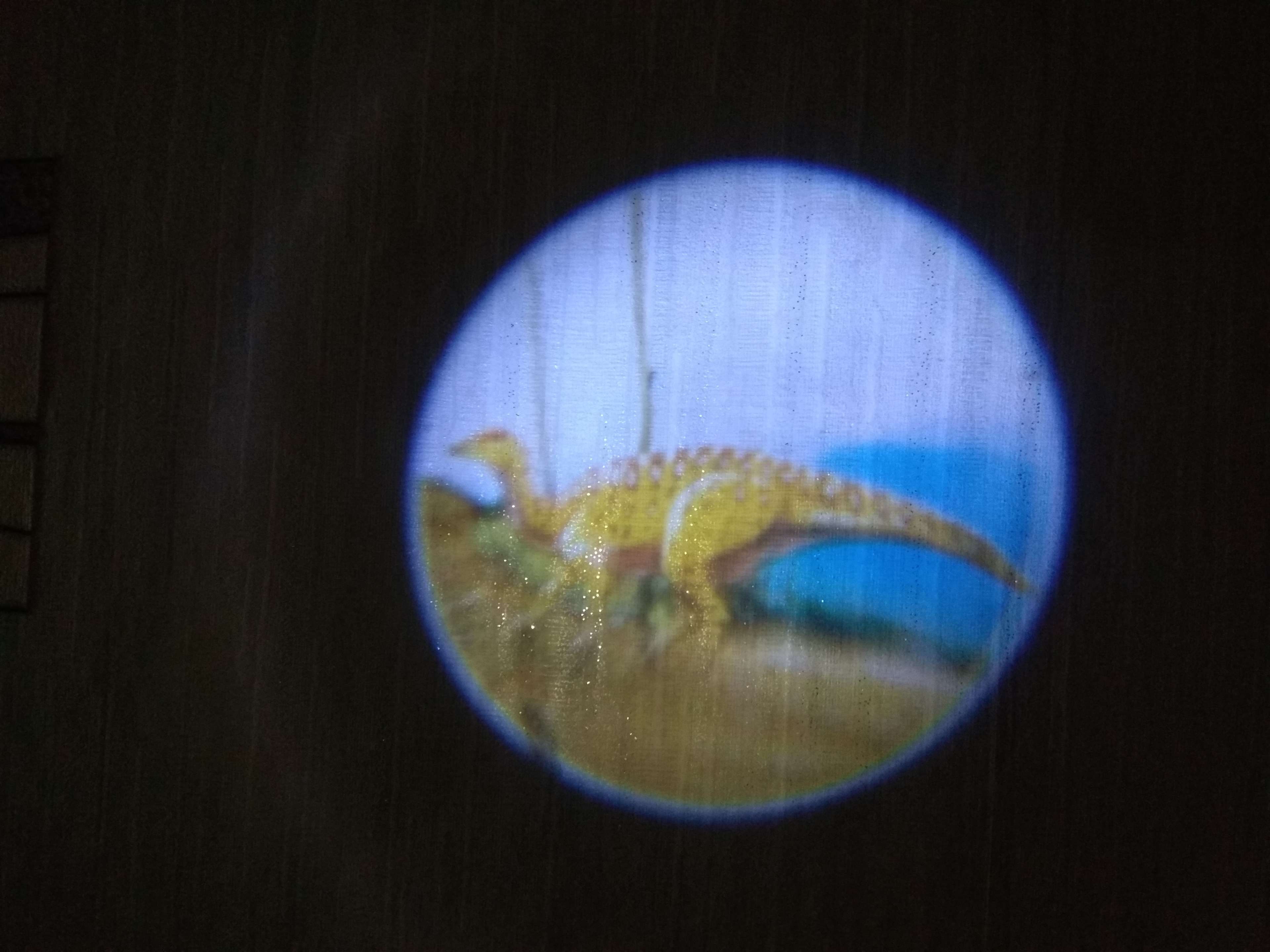 Фотография покупателя товара Динозавр «Брахиозавр травоядный», работает от батареек, с проектором, цвет МИКС - Фото 3