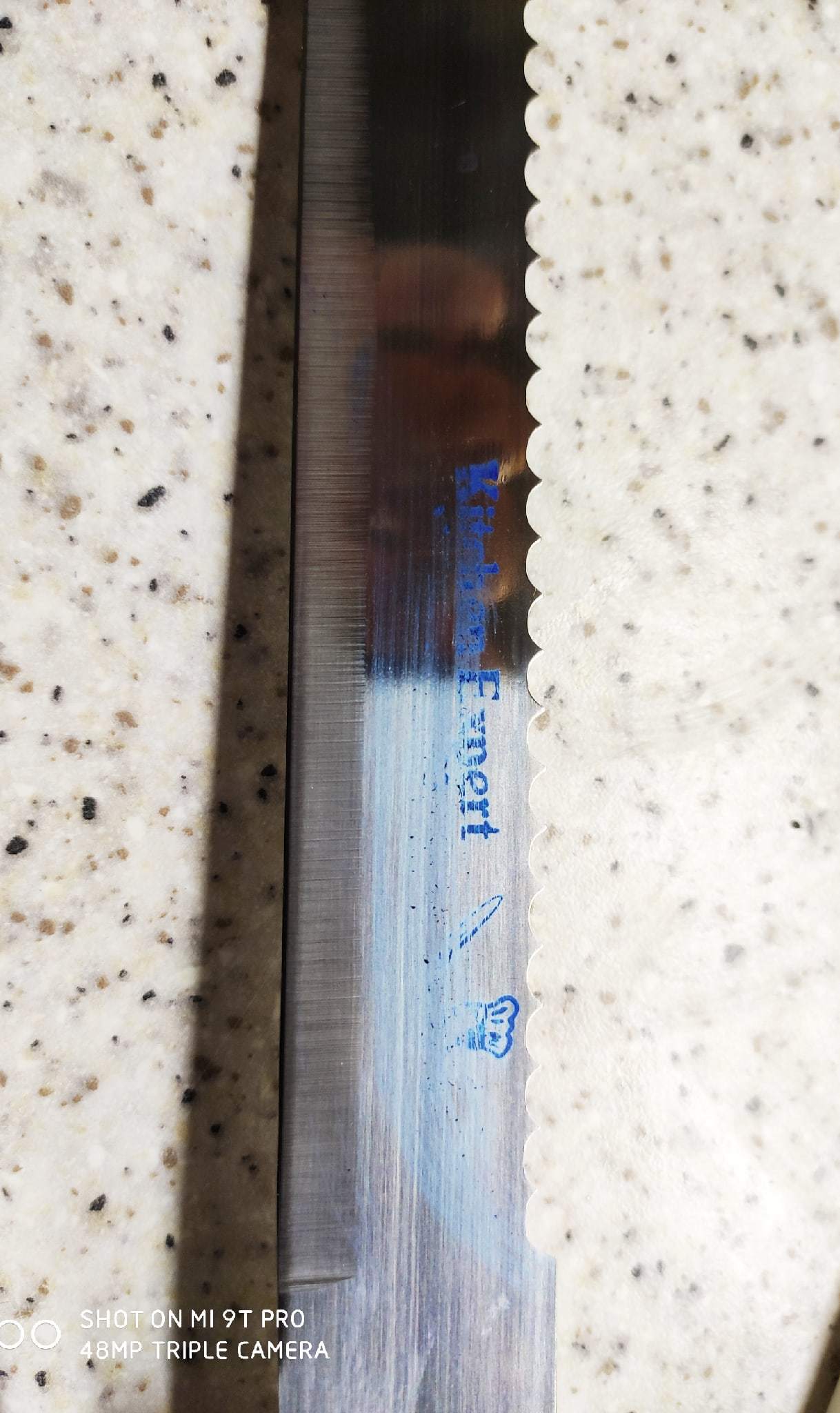 Фотография покупателя товара Нож для бисквита двусторонний KONFINETTA, с крупными зубцами и ровным краем, лезвие 25 см, толщина лезвия 0,9 мм - Фото 6