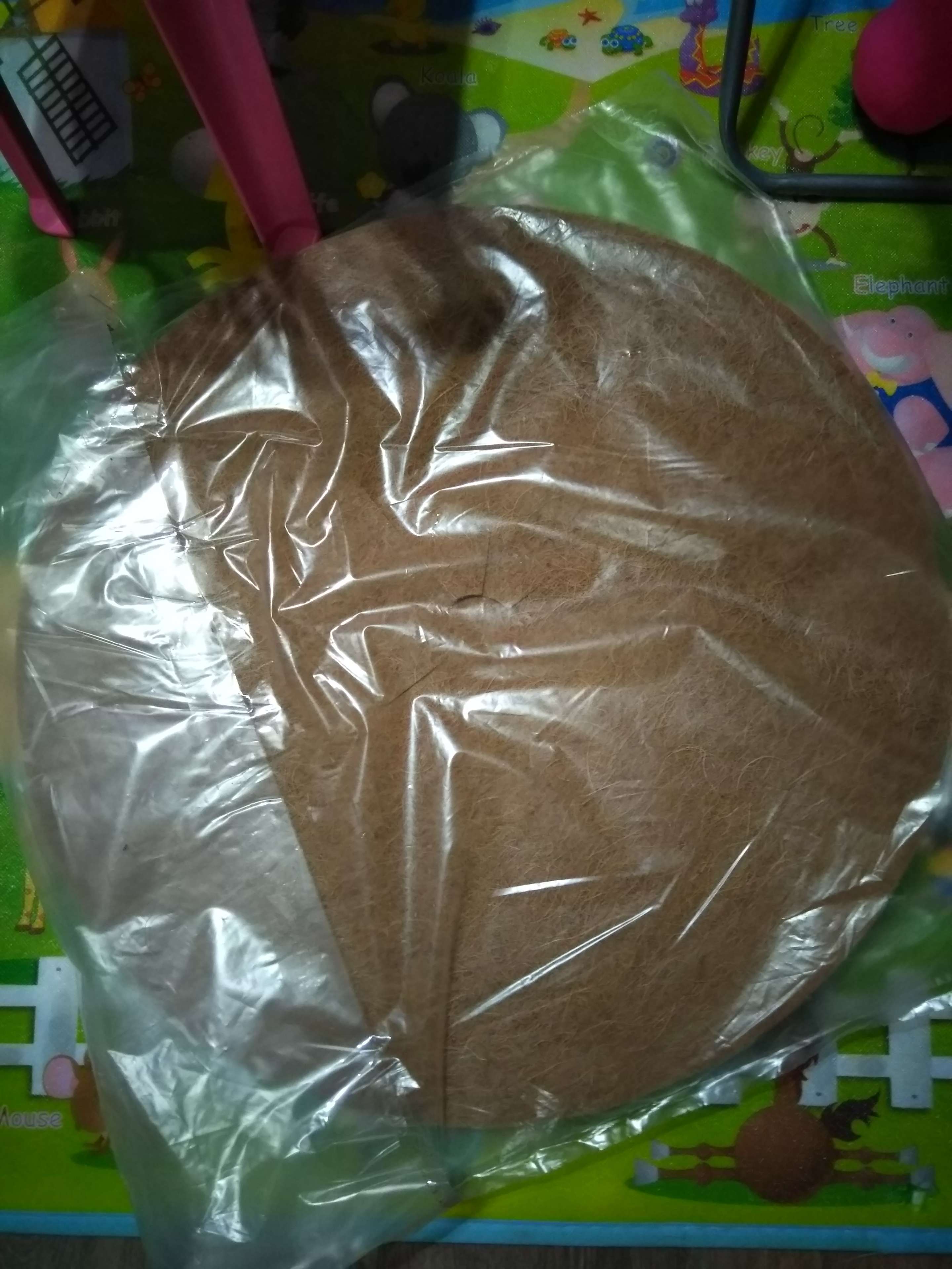 Фотография покупателя товара Круг приствольный, d = 0,6 м, из кокосового полотна, набор 5 шт., «Мульчаграм»