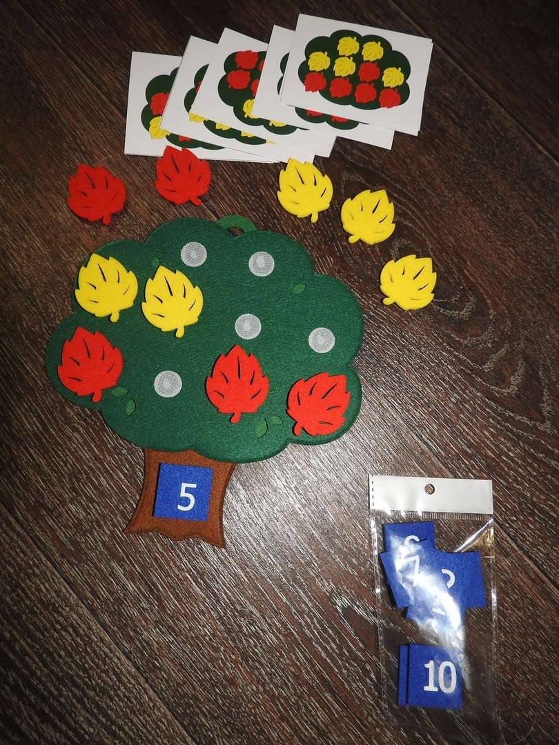 Фотография покупателя товара Развивающая игра «Дерево с листьями»