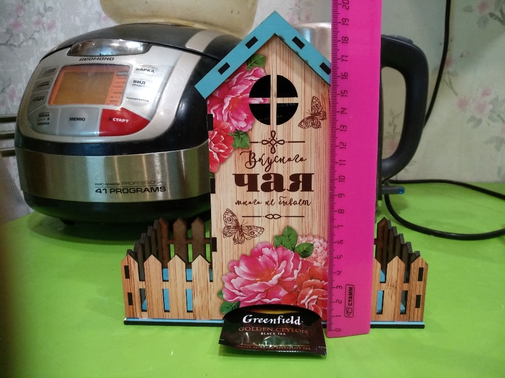 Фотография покупателя товара Чайный домик "Цветы и бабочки"