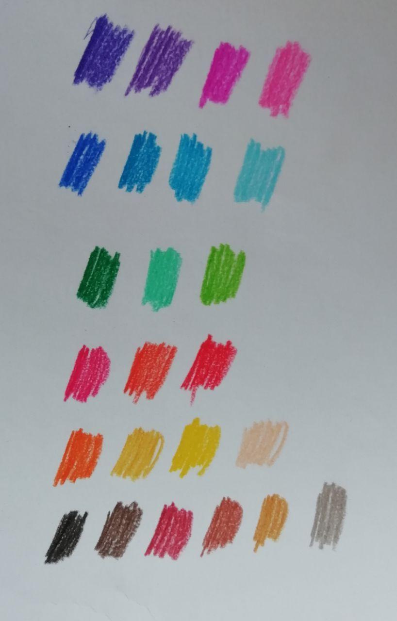 Фотография покупателя товара Карандаши 24 цвета ErichKrause ArtBerry премиум, дерево, шестигранные, яркий и мягкий грифель 3.0 мм, металлическая коробка