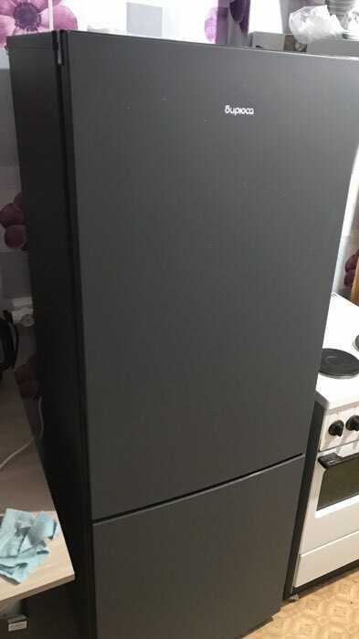 Фотография покупателя товара Холодильник "Бирюса" W6033, двухкамерный, класс А, 310 л, серый - Фото 6