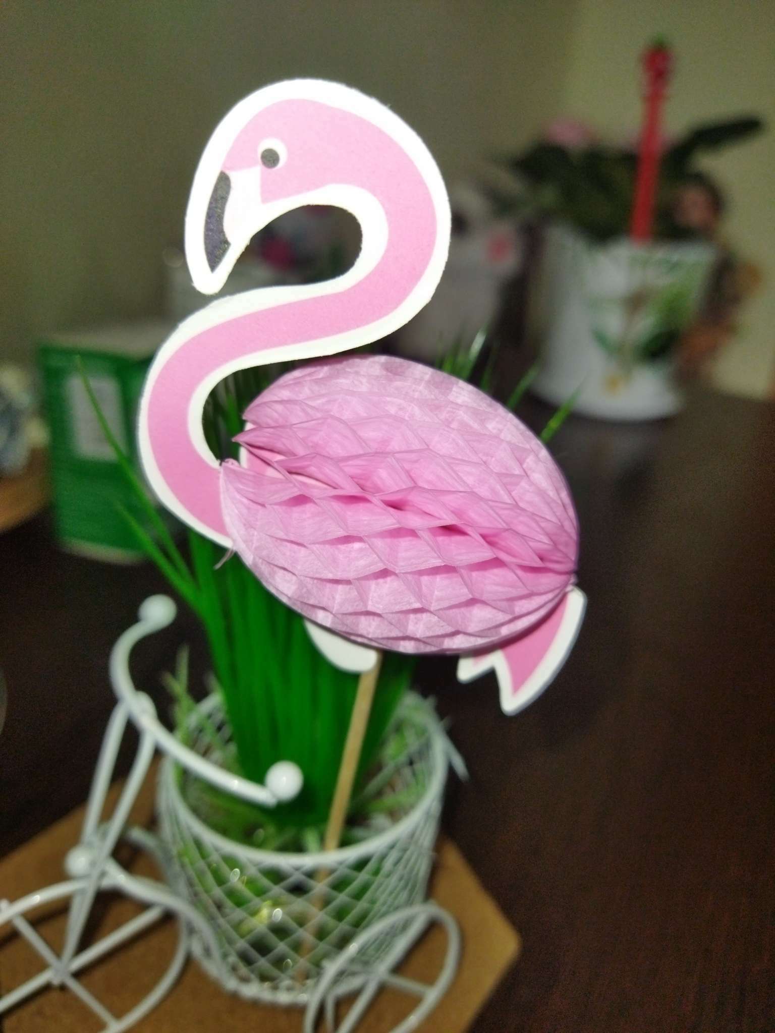 Фотография покупателя товара Шпажки «Розовый фламинго», набор 6 шт. - Фото 1