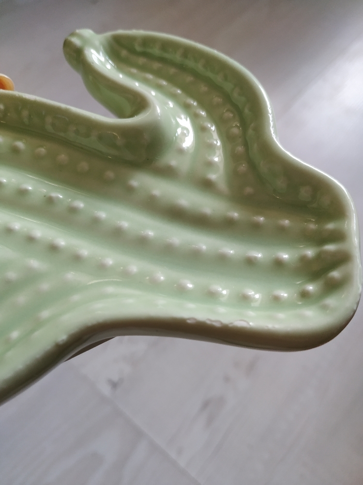 Фотография покупателя товара Блюдо керамическое «Кактус»,15,5×10×12 см, цвет зелёный - Фото 13