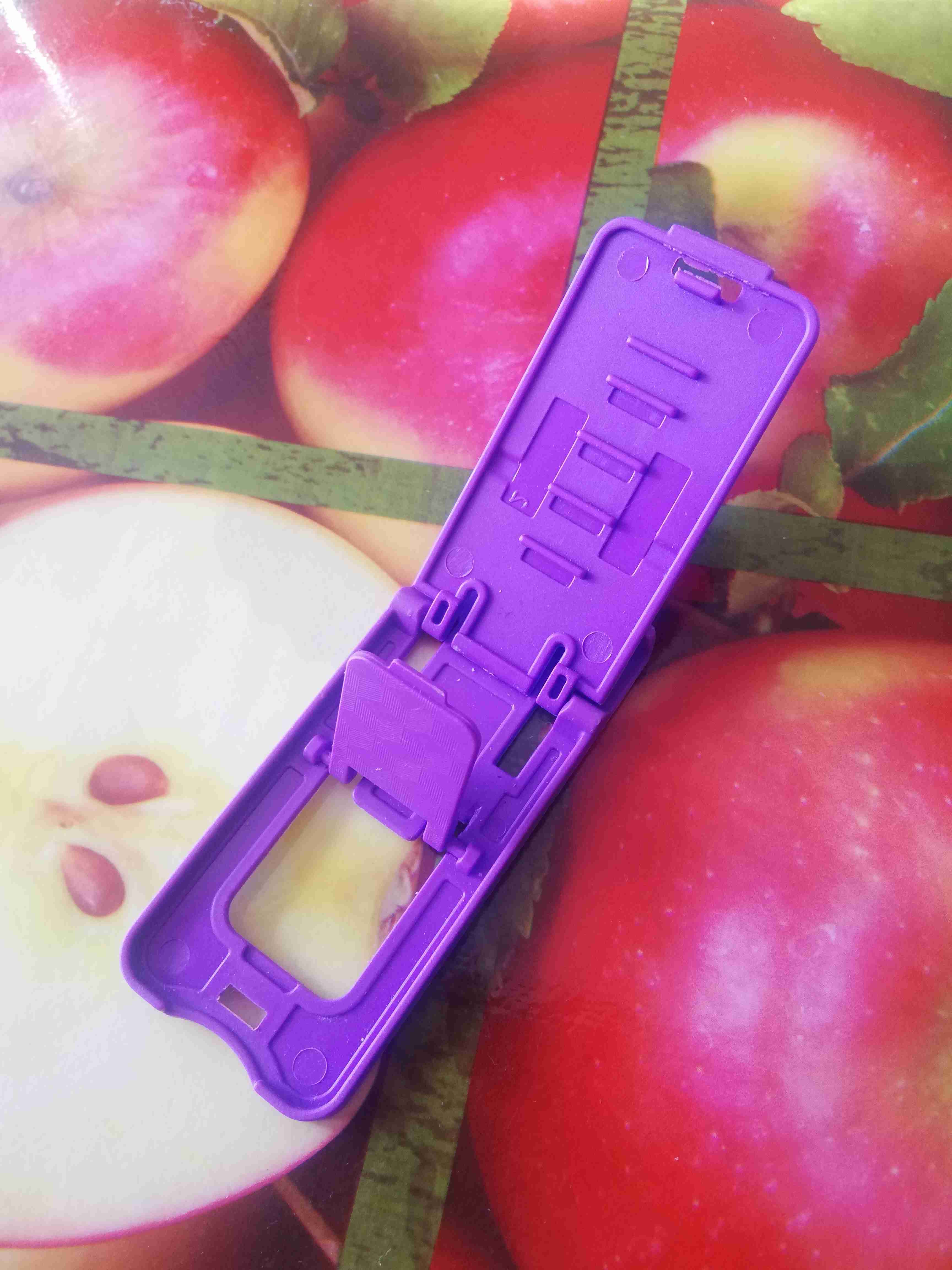 Фотография покупателя товара Подставка для телефона LuazON, складная, регулируемая высота, фиолетовая - Фото 3