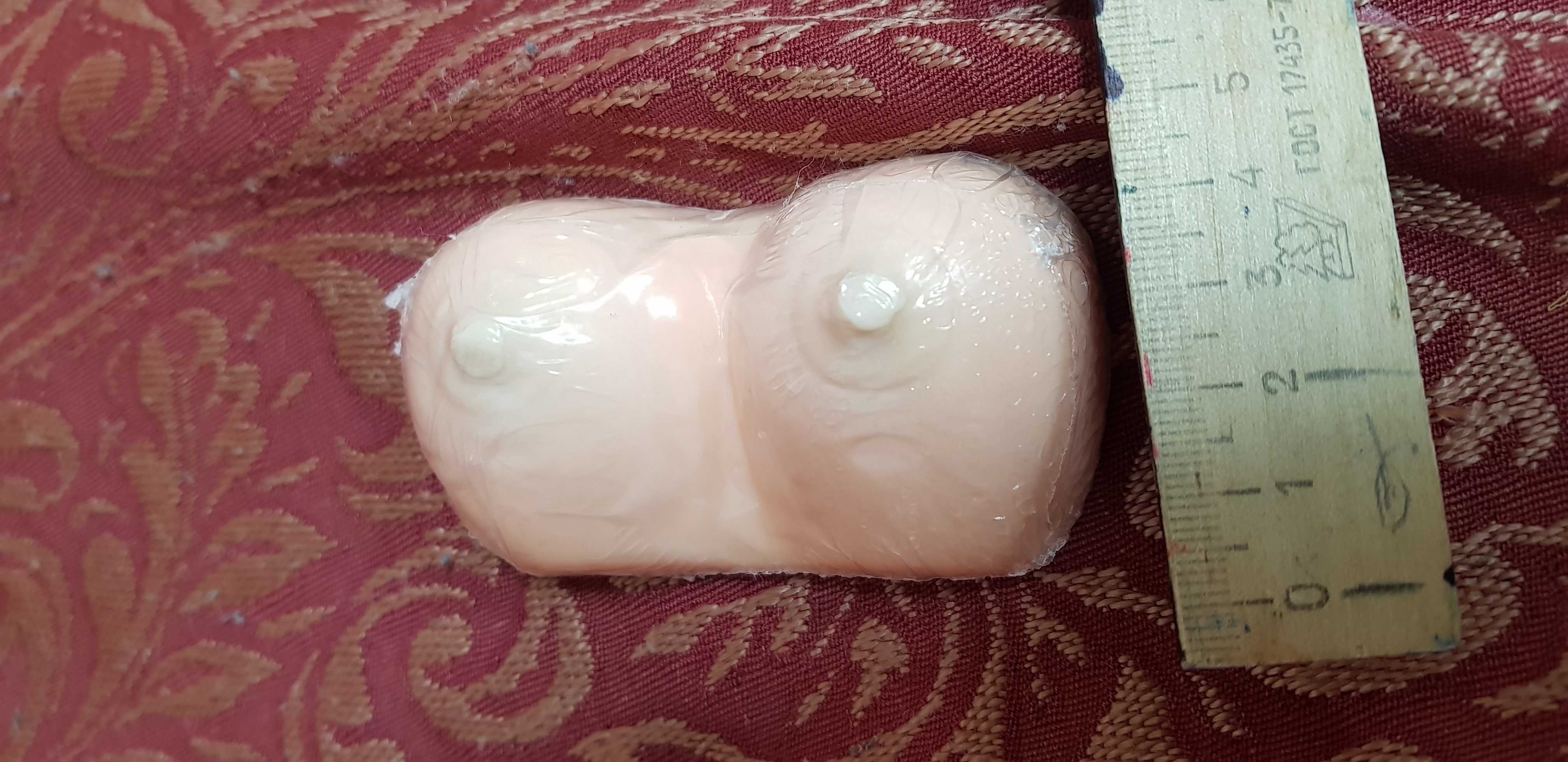 Фотография покупателя товара Фигурное мыло "Грудь" светлая 75гр - Фото 3