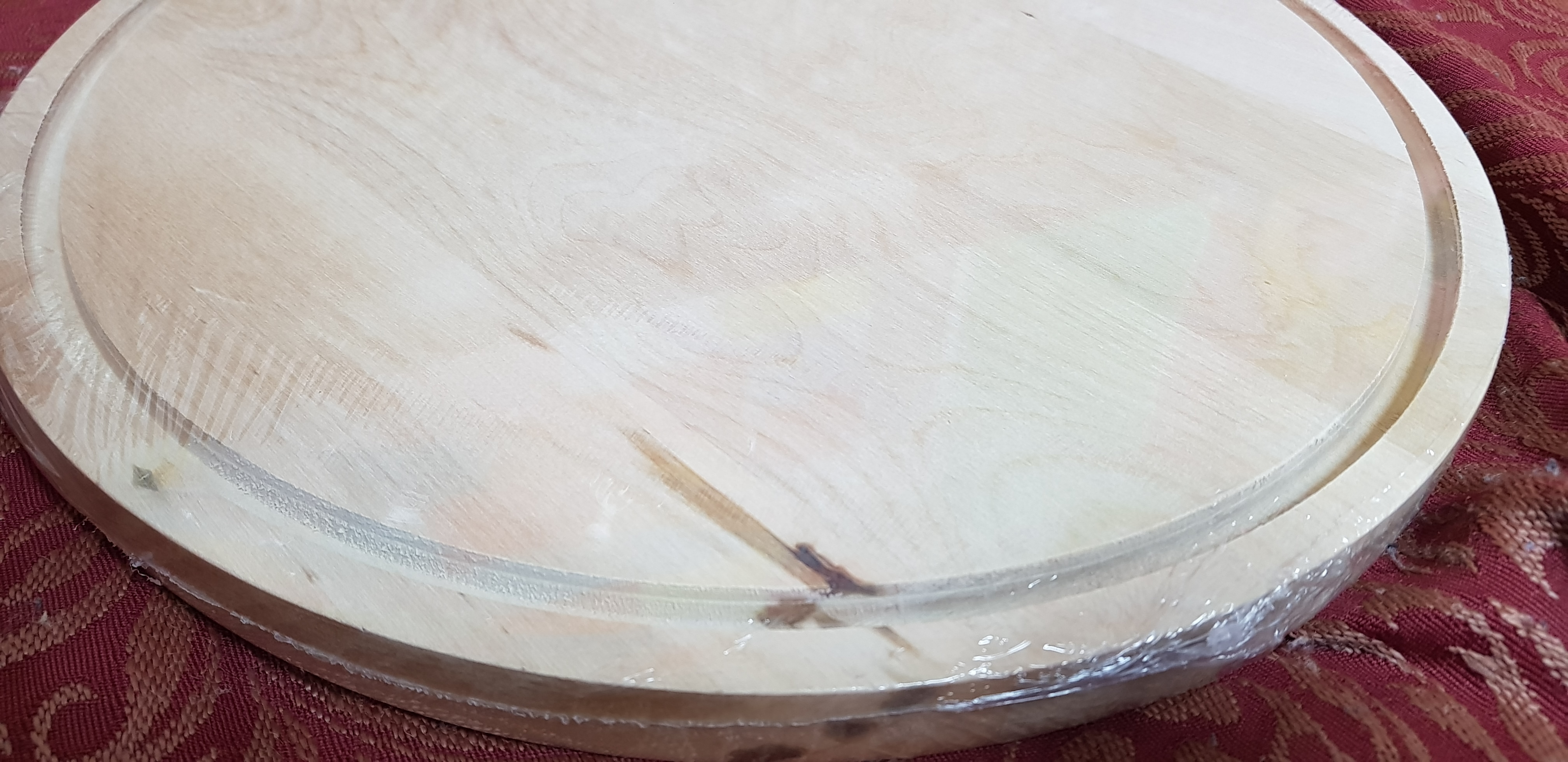 Фотография покупателя товара Доска разделочная круглая Доляна«Фортуна», d=30 см, толщина 2 см, берёза - Фото 14