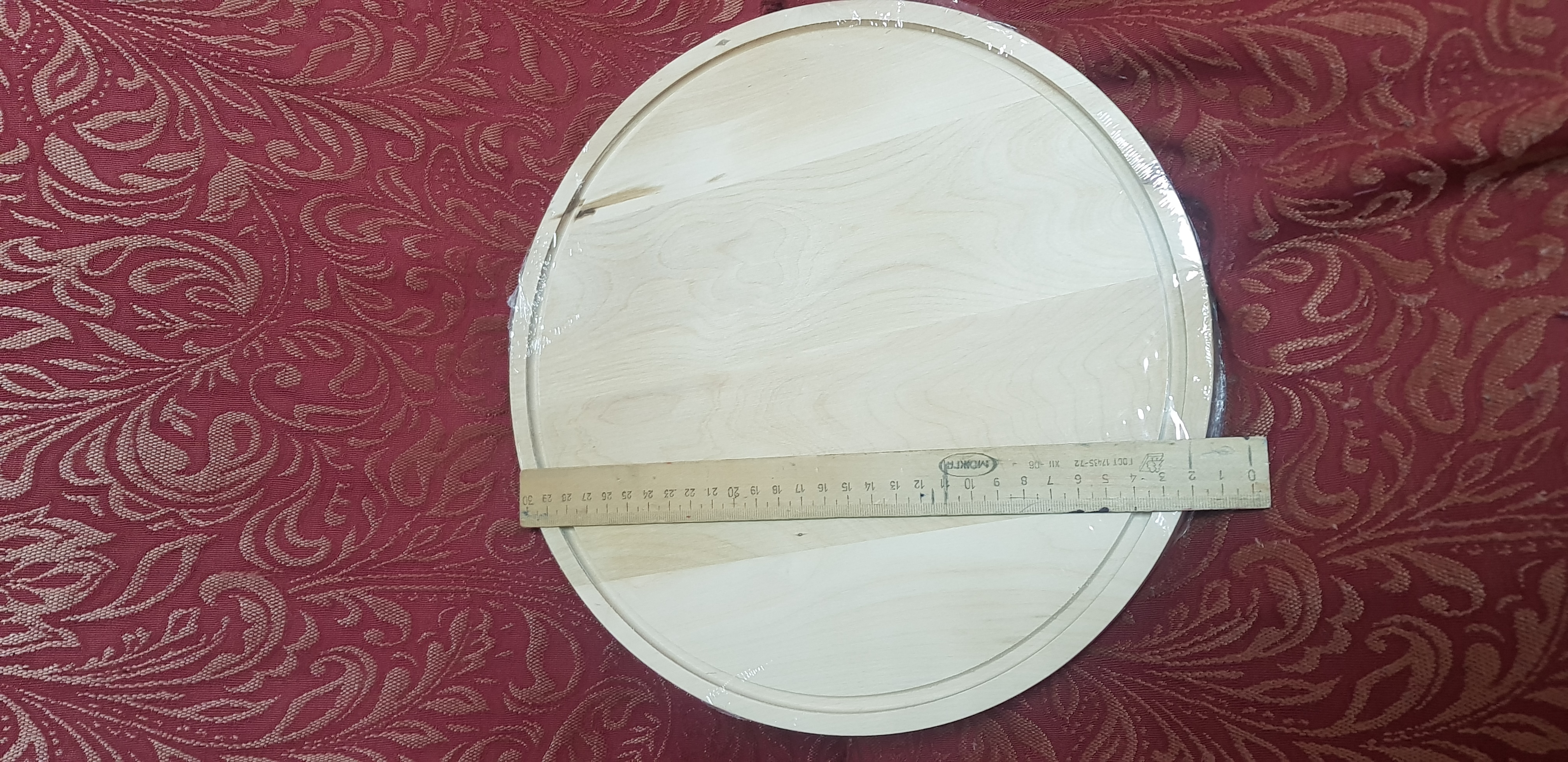 Фотография покупателя товара Доска разделочная круглая Доляна «Фортуна», d=20 см, берёза - Фото 17