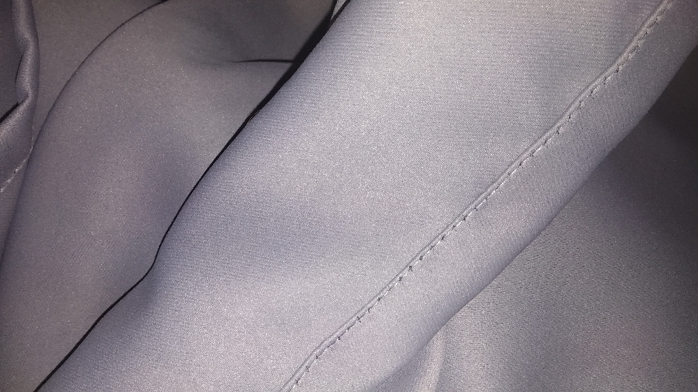 Фотография покупателя товара Штора портьерная «Этель» 145×265 см, блэкаут, цвет серый, пл. 210 г/м², 100% п/э