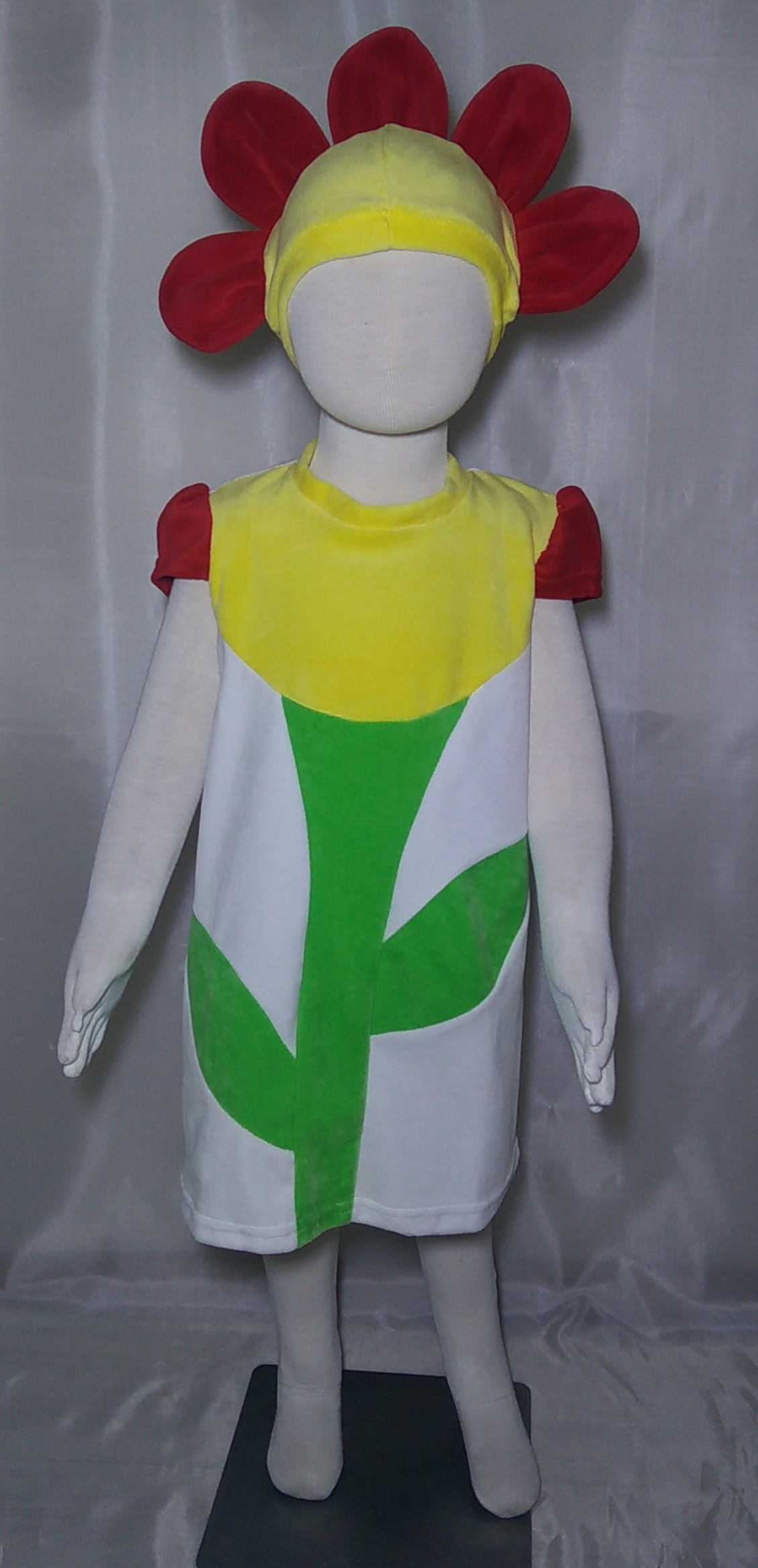 Фотография покупателя товара Карнавальный костюм "Цветок", велюр, 1,5-3 года, рост 98 см - Фото 1