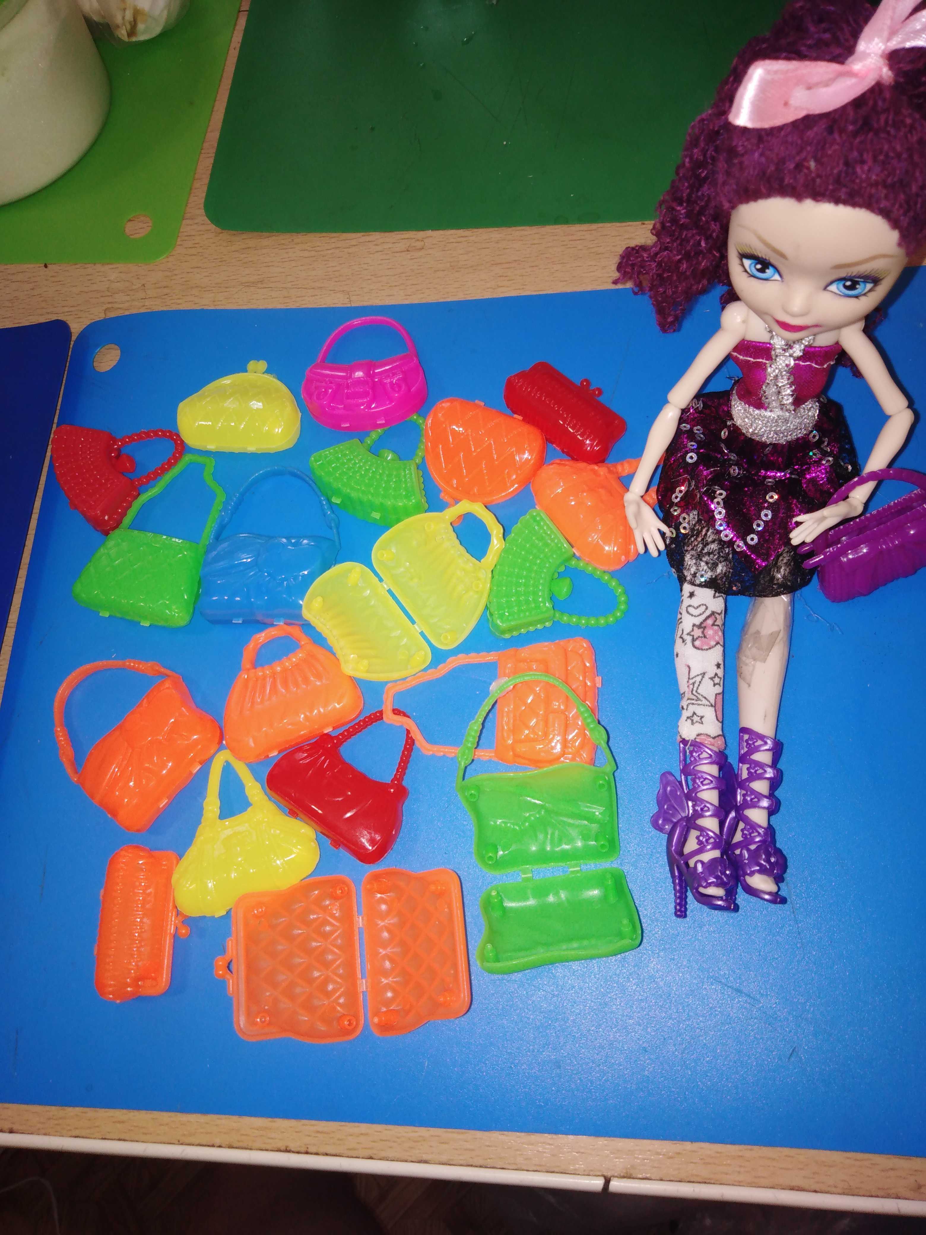 Фотография покупателя товара Аксессуары для кукол: сумочка, 2 бокала, МИКС - Фото 2