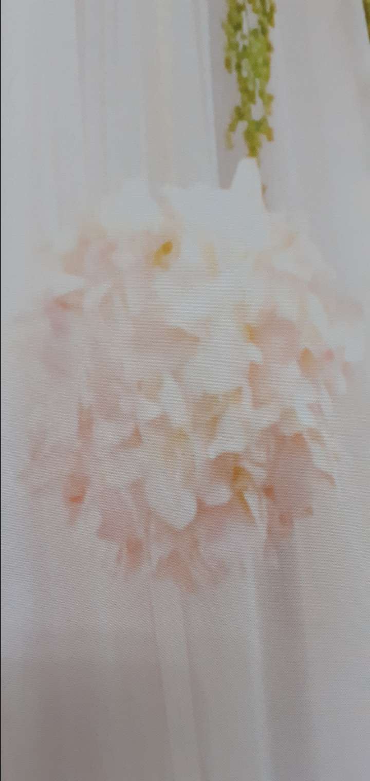 Фотография покупателя товара Комплект штор «Цветы на белом фоне», размер 145 х 260 см, 2 шт., габардин - Фото 4