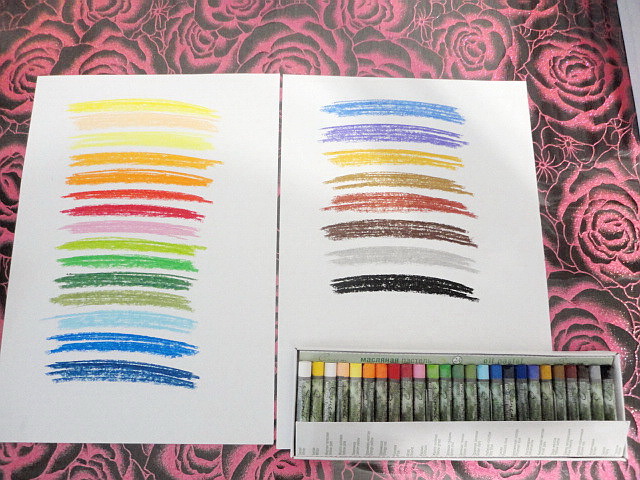 Фотография покупателя товара Пастель масляная, "Сонет", 24 цвета, 9/59 мм, круглая - Фото 4