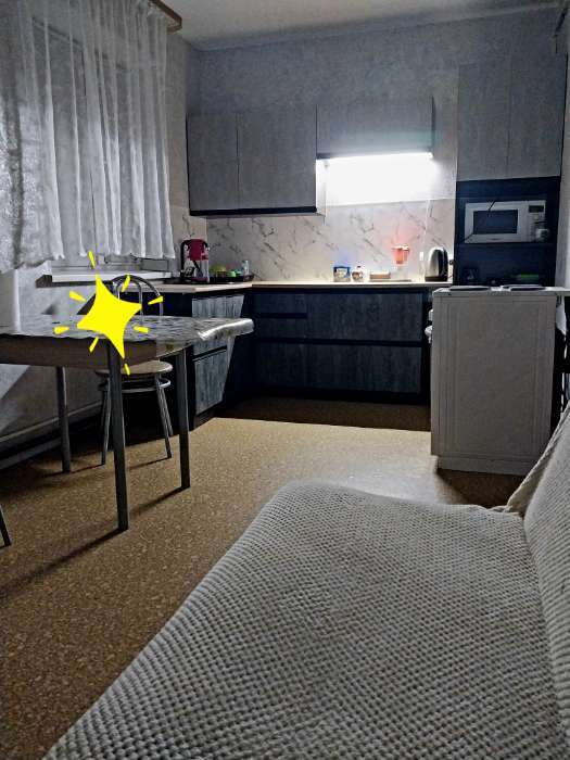 Фотография покупателя товара Кухонный гарнитур угловой «Симфония мега прайм», 2700×1500 мм, цвет бетон светлый/бетон тёмный/венге - Фото 3