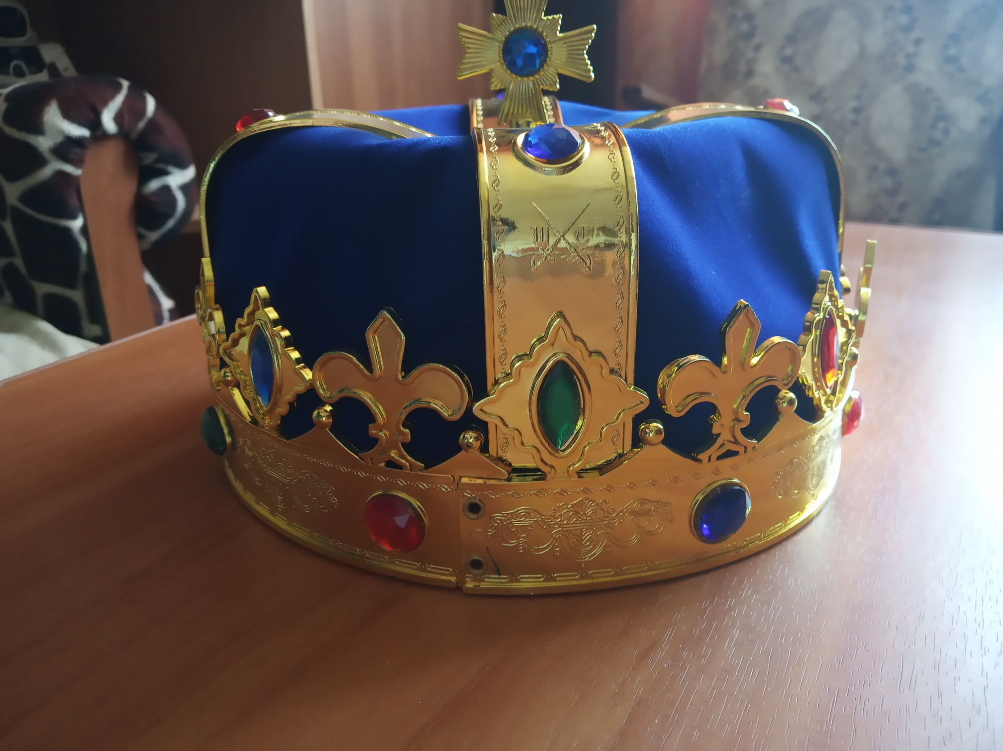 Фотография покупателя товара Корона «Король», цвет синий - Фото 10