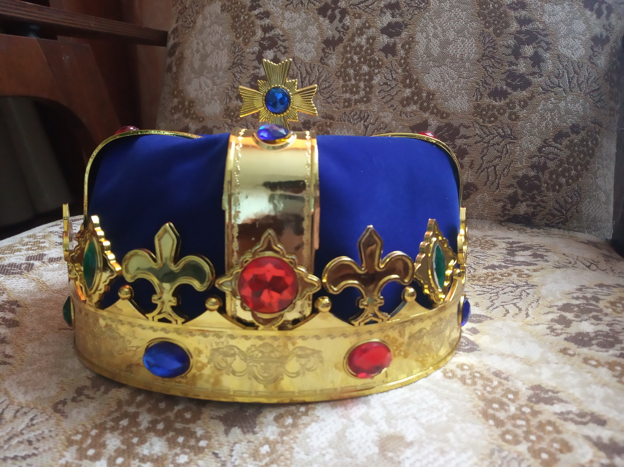 Фотография покупателя товара Корона «Король», цвет синий - Фото 7