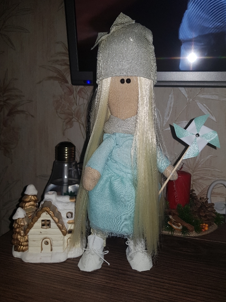 Фотография покупателя товара Набор для шитья. Интерьерная кукла «Вилу», 30 см - Фото 22