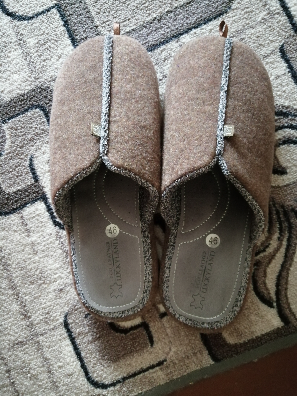 Фотография покупателя товара Обувь домашняя мужская 2622M-ASC-W (коричневый) (р. 46) - Фото 1