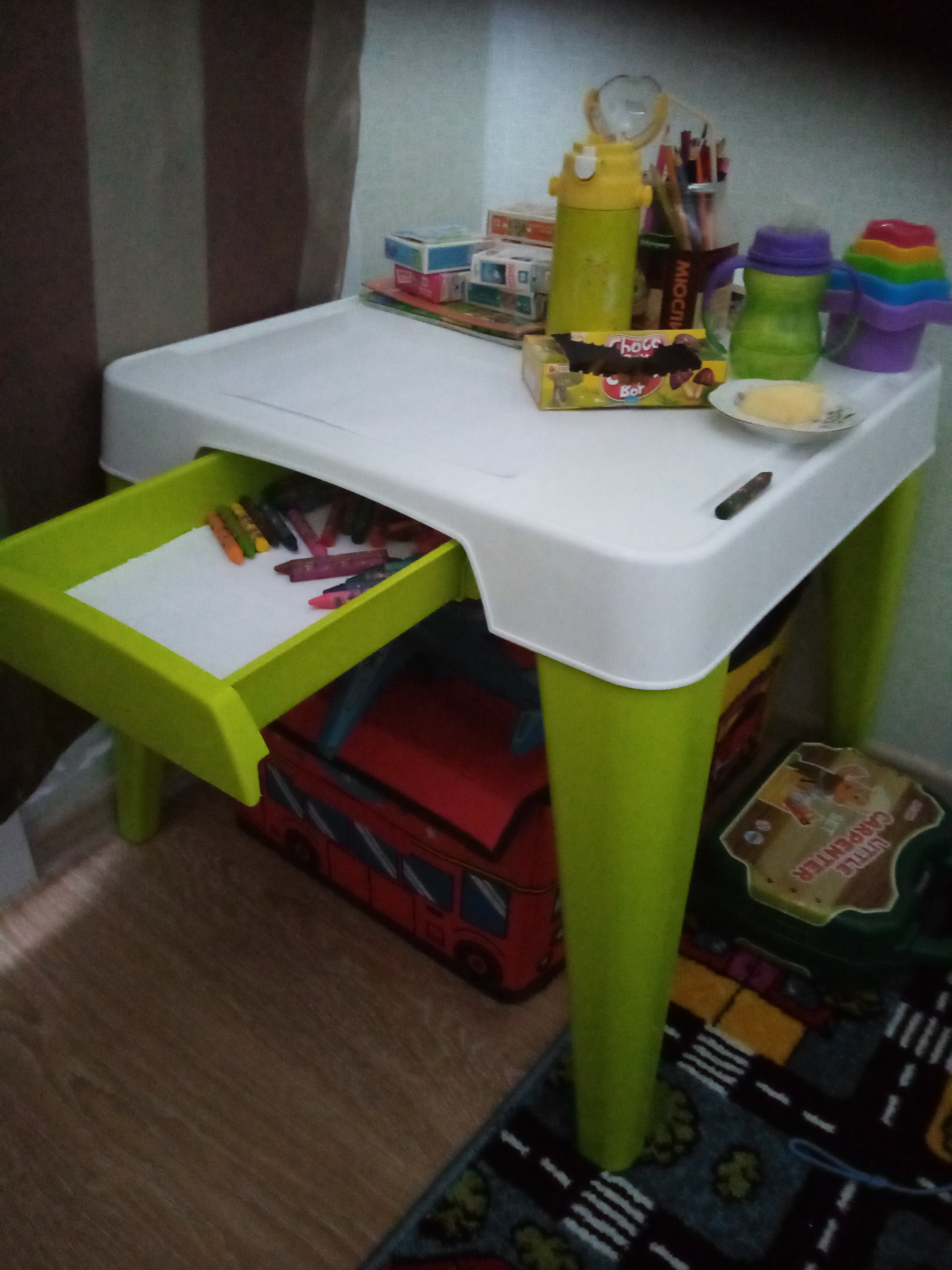 Фотография покупателя товара Детский стол «Я расту», цвет салатовый