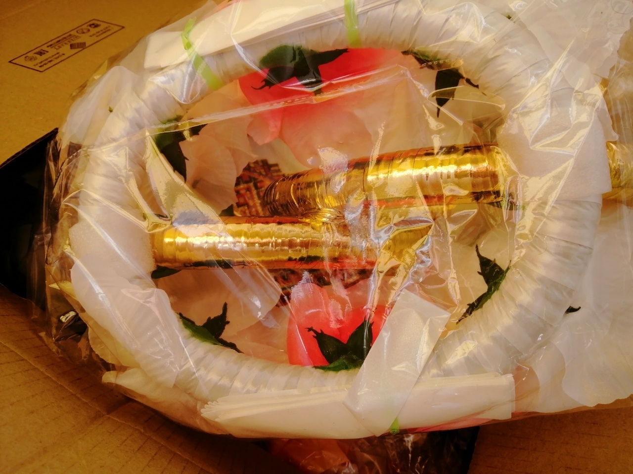 Фотография покупателя товара Кольца на крышу «Свадьба», розовые, микс - Фото 3
