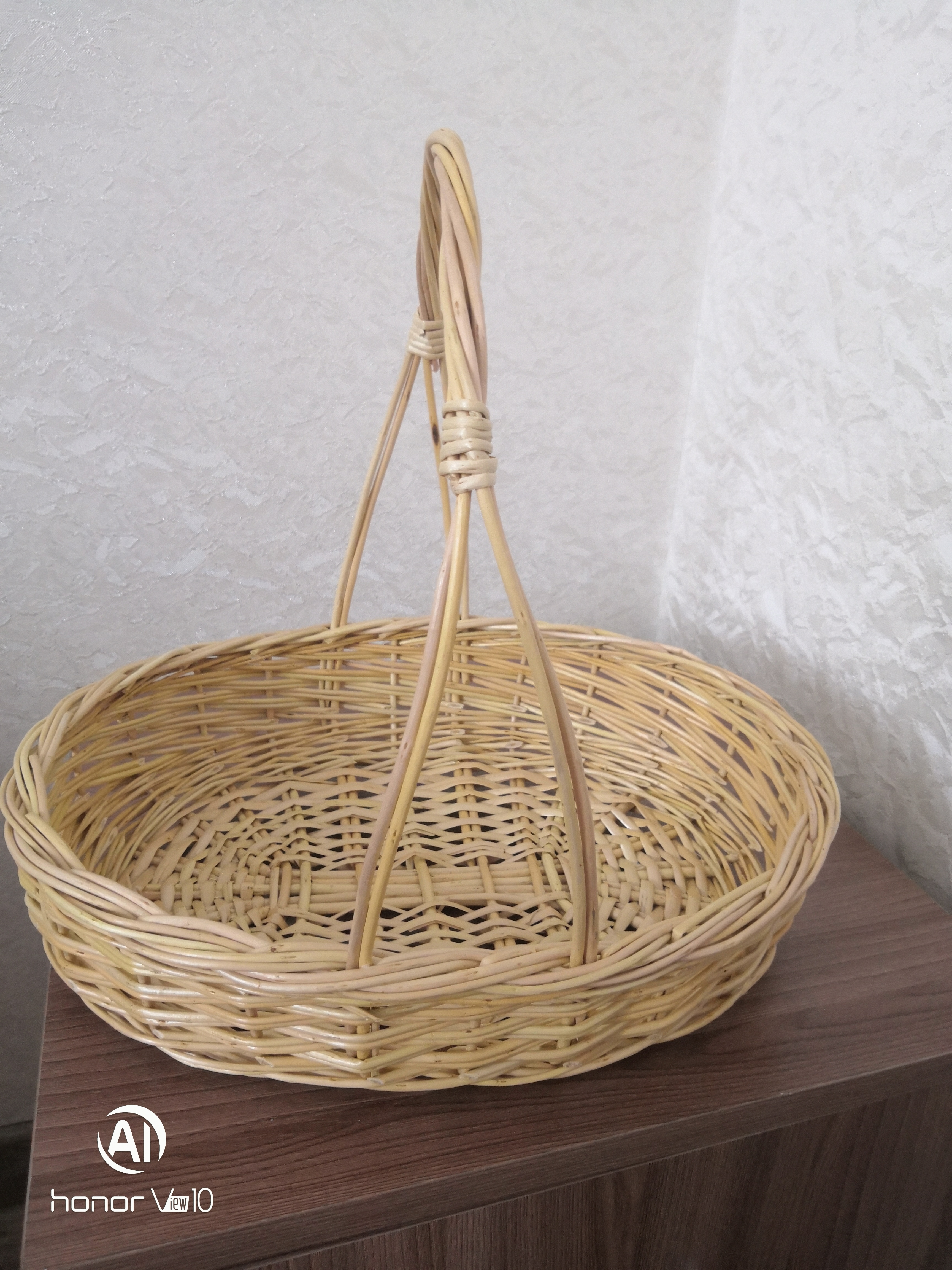 Фотография покупателя товара Корзина «Карина», №2, дно:19×28 см, верх:34×28 см, H=8/40 см, ручное плетение, ива