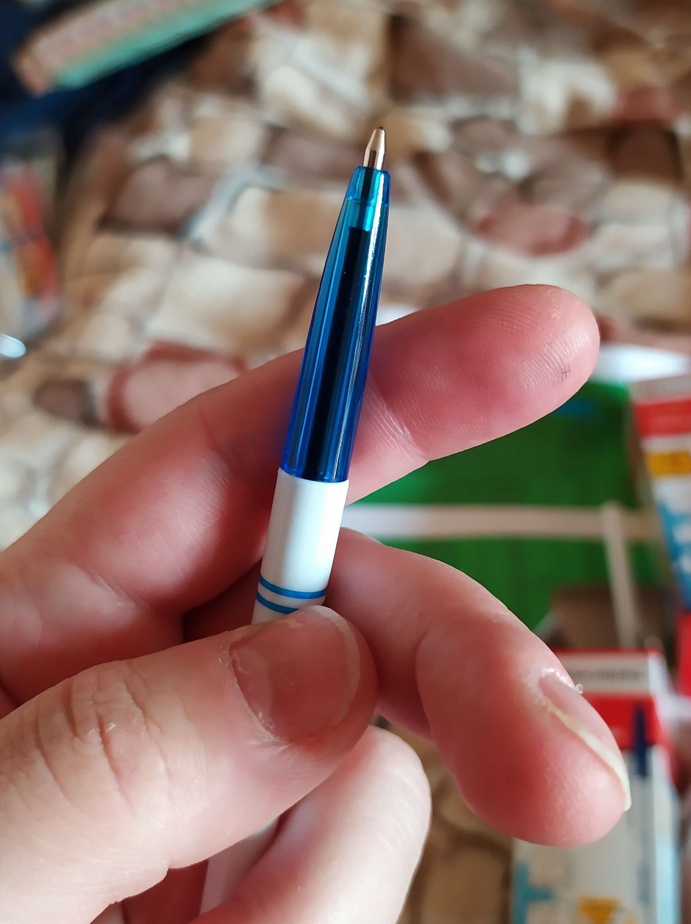 Фотография покупателя товара Ручка шариковая 1.0 мм, BRAUBERG, чернила синие - Фото 2