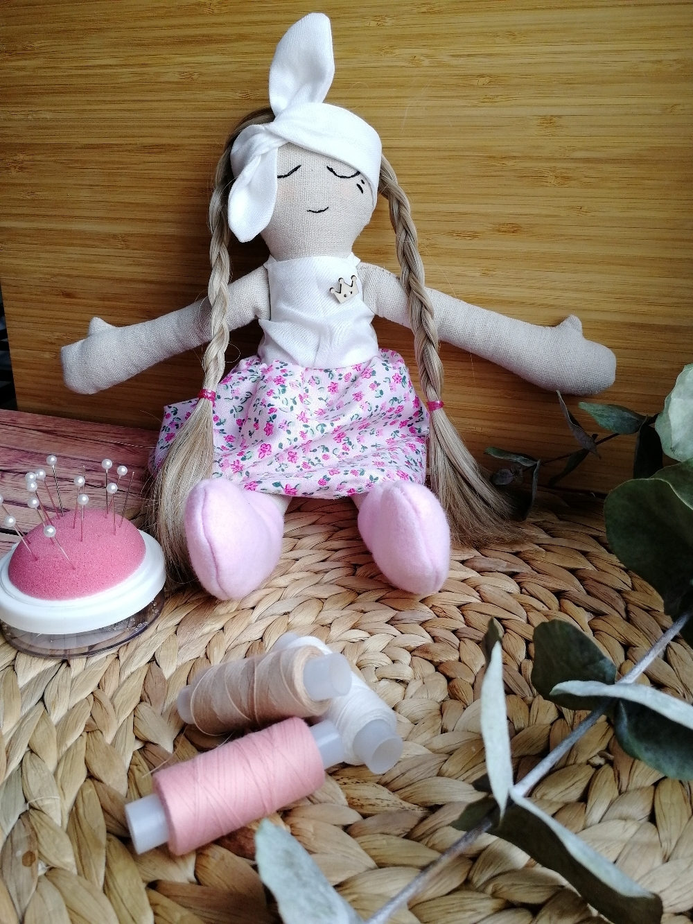 Фотография покупателя товара Мягкая игрушка «Девочка Полли», набор для шитья, 18 × 22 × 3.6 см - Фото 1
