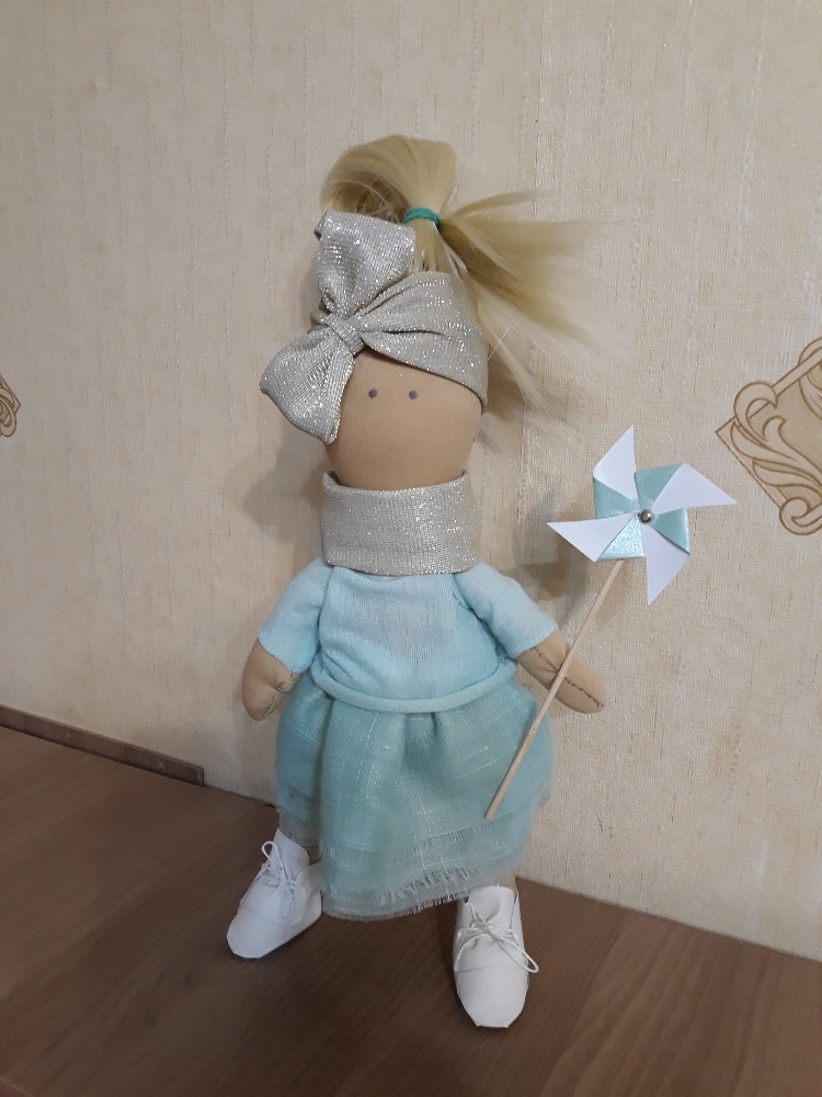 Фотография покупателя товара Набор для шитья. Интерьерная кукла «Вилу», 30 см - Фото 21