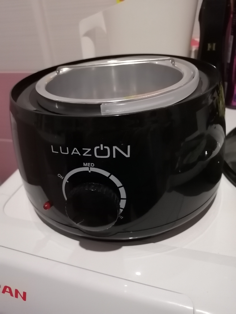 Фотография покупателя товара Воскоплав Luazon LVPL-07, баночный, 100 Вт, 400 г, регулировка температуры, 220 В, черный
