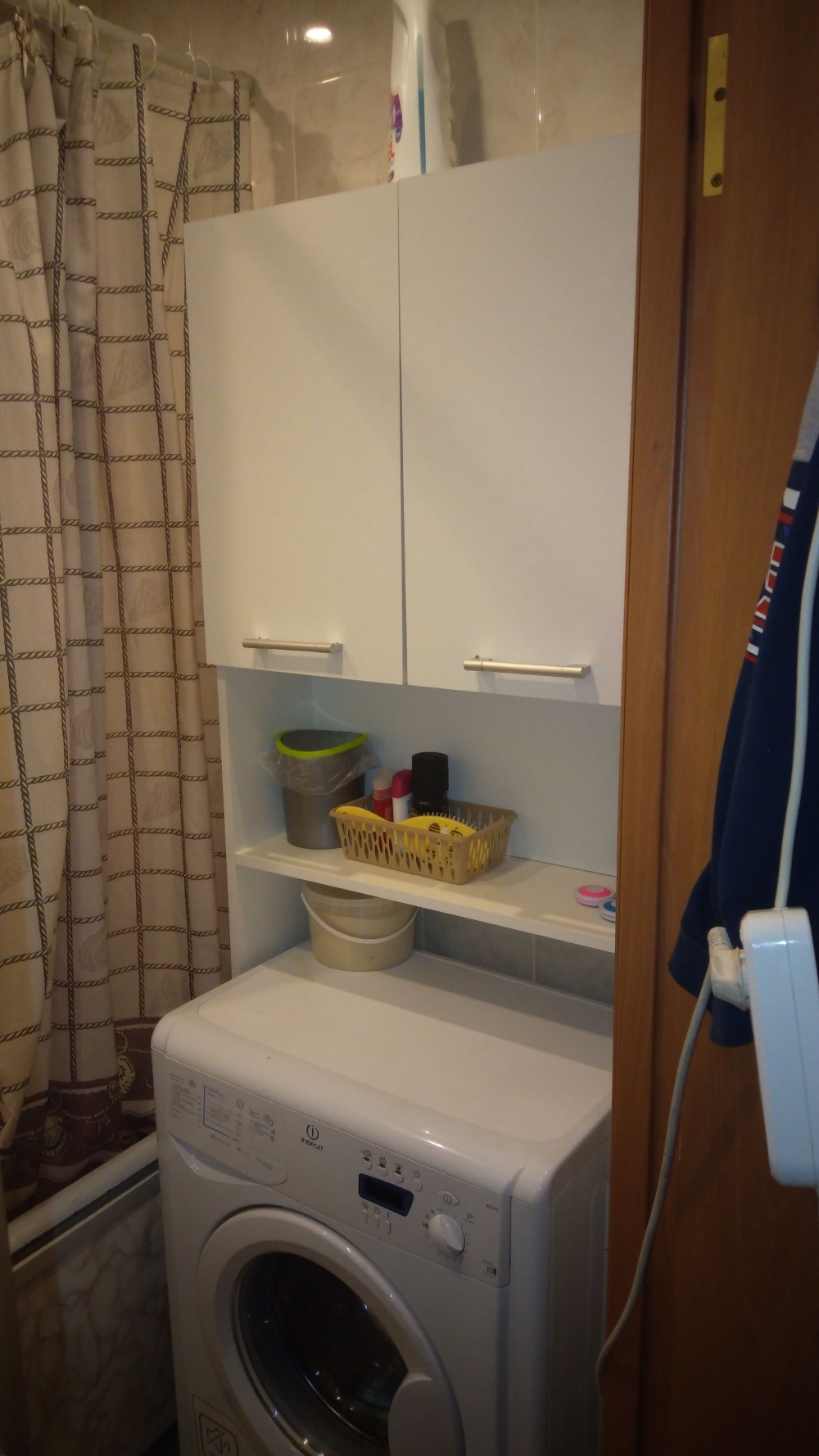 Фотография покупателя товара Стеллаж для ванной комнаты, Белый,  66 х 23 х 185 см - Фото 59