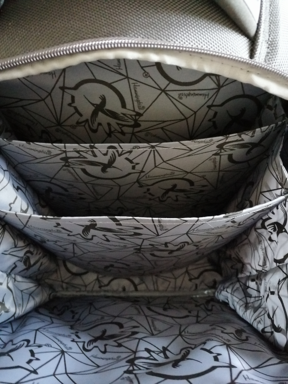 Фотография покупателя товара Рюкзак каркасный Hummingbird TK, 37 х 32 х 18 см, мешок, для девочки, «Пони», серый - Фото 1