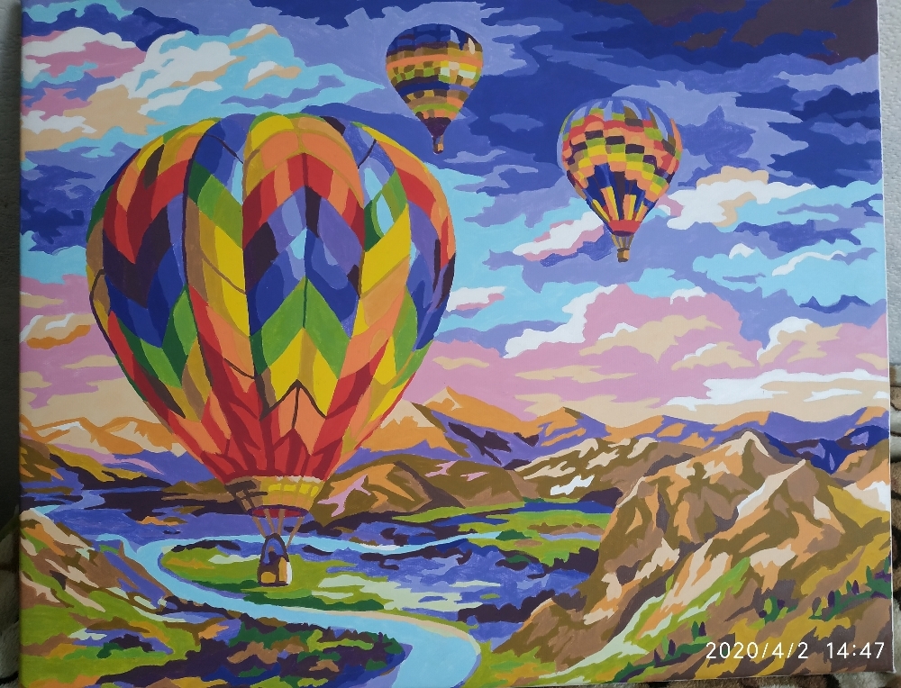 Фотография покупателя товара Картина по номерам «Полёт» 40х50 см - Фото 3