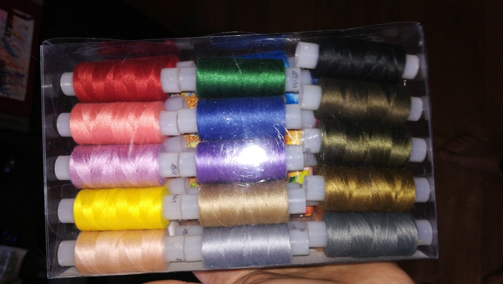 Фотография покупателя товара Набор ниток 45ЛЛ, 200 м, 30 шт, цвет разноцветный