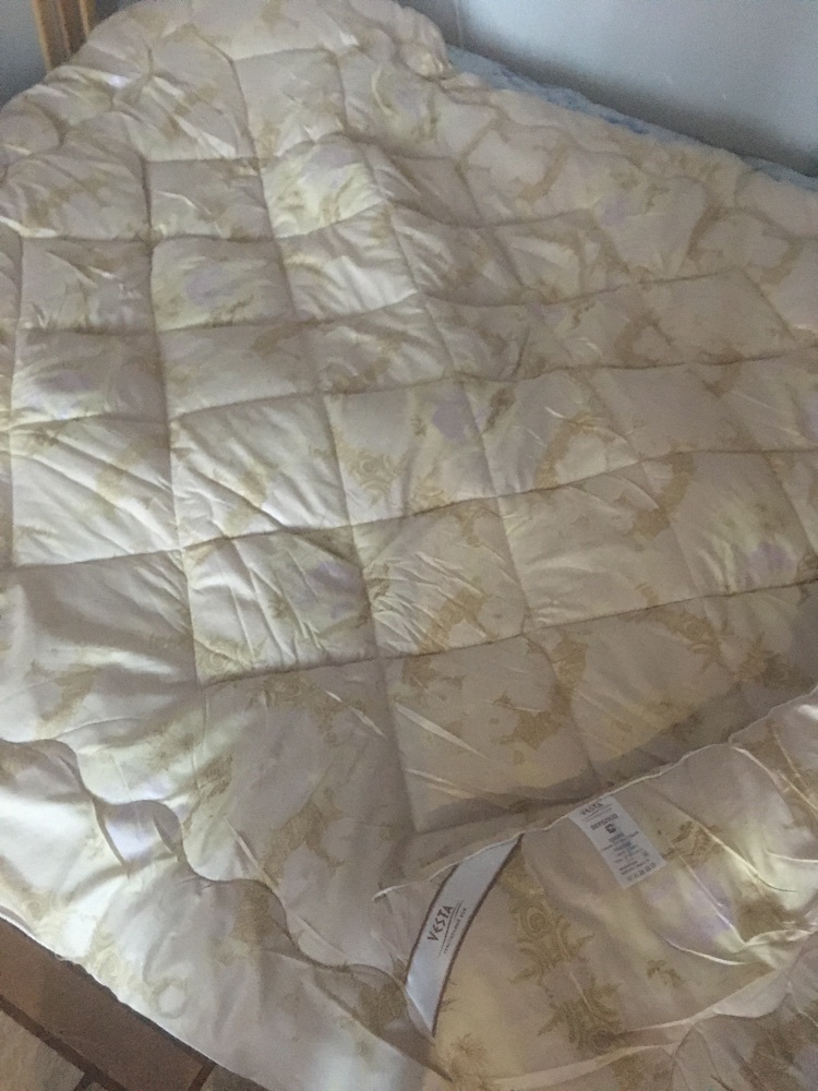 Фотография покупателя товара Одеяло зимнее 172х205 см, шерсть верблюда, ткань глосс-сатин, п/э 100%