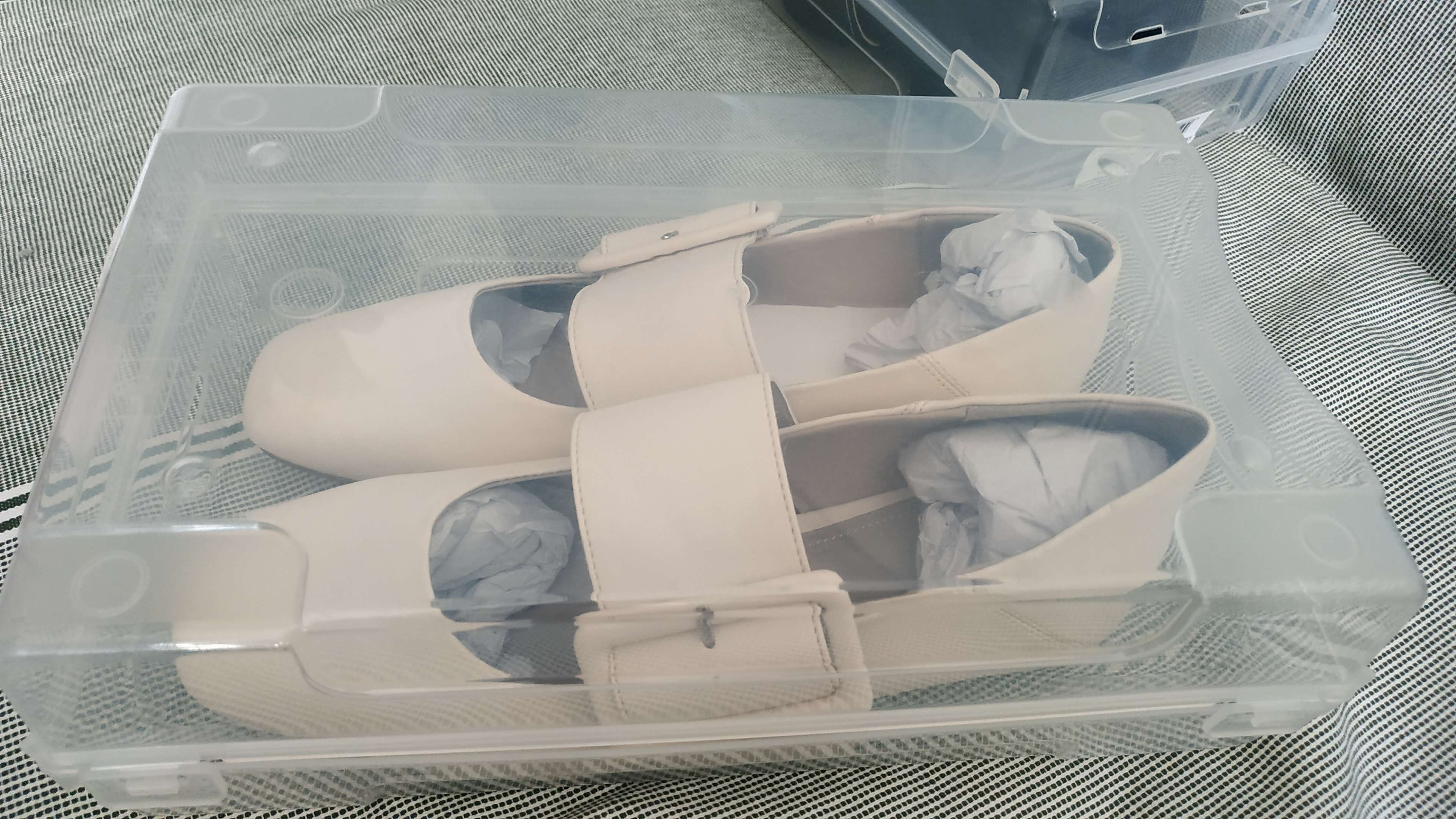 Фотография покупателя товара Короб для хранения обуви «Реноме», 32×19×10,5 см, цвет прозрачный - Фото 9