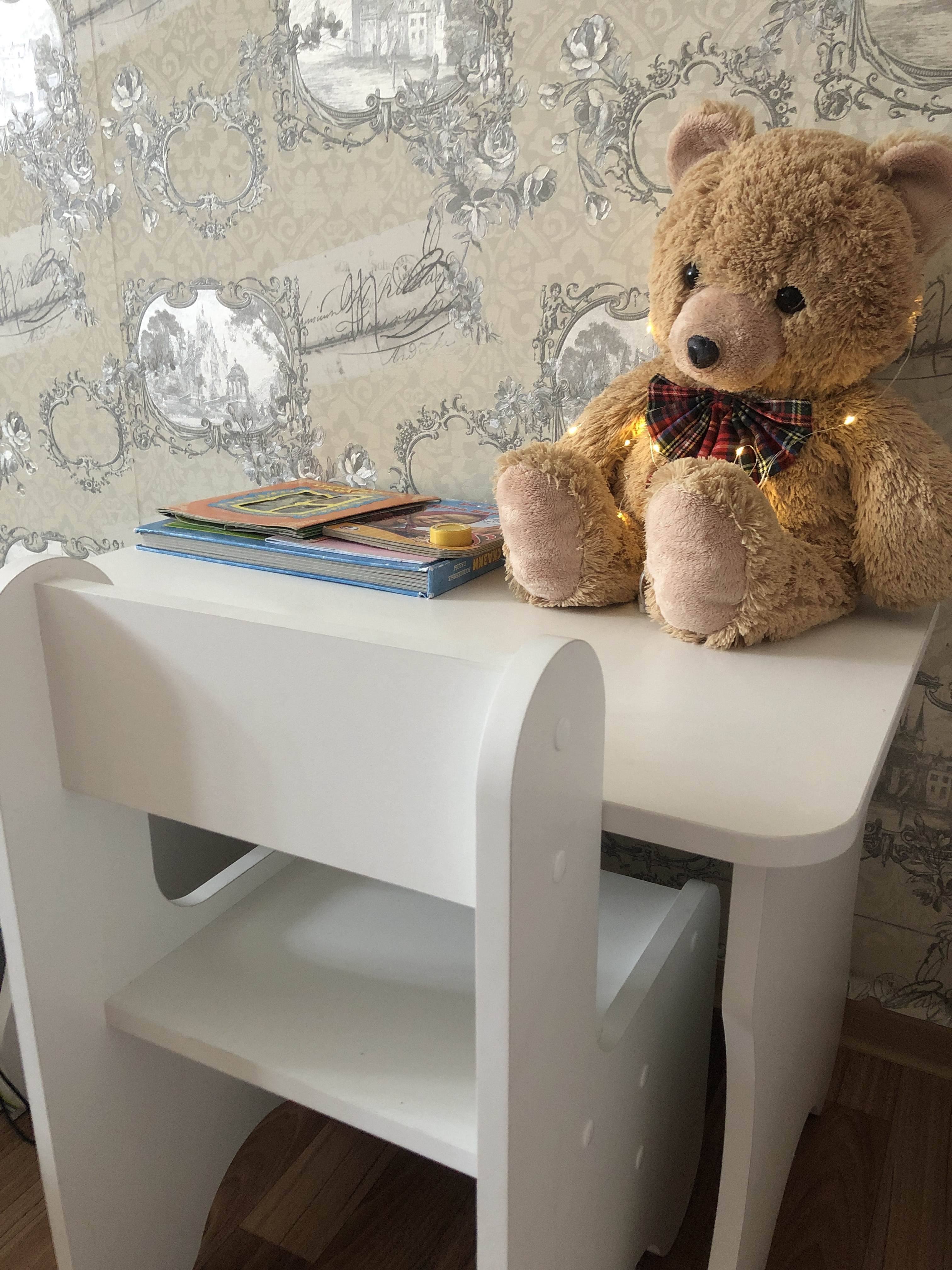 Фотография покупателя товара Комплект детской мебели «Забавные животные», цвет белый - Фото 4