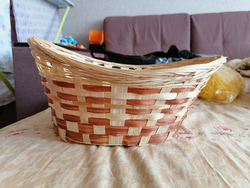 Фотография покупателя товара Корзина плетеная «Ладья», 32×23×10 см, бамбук - Фото 25