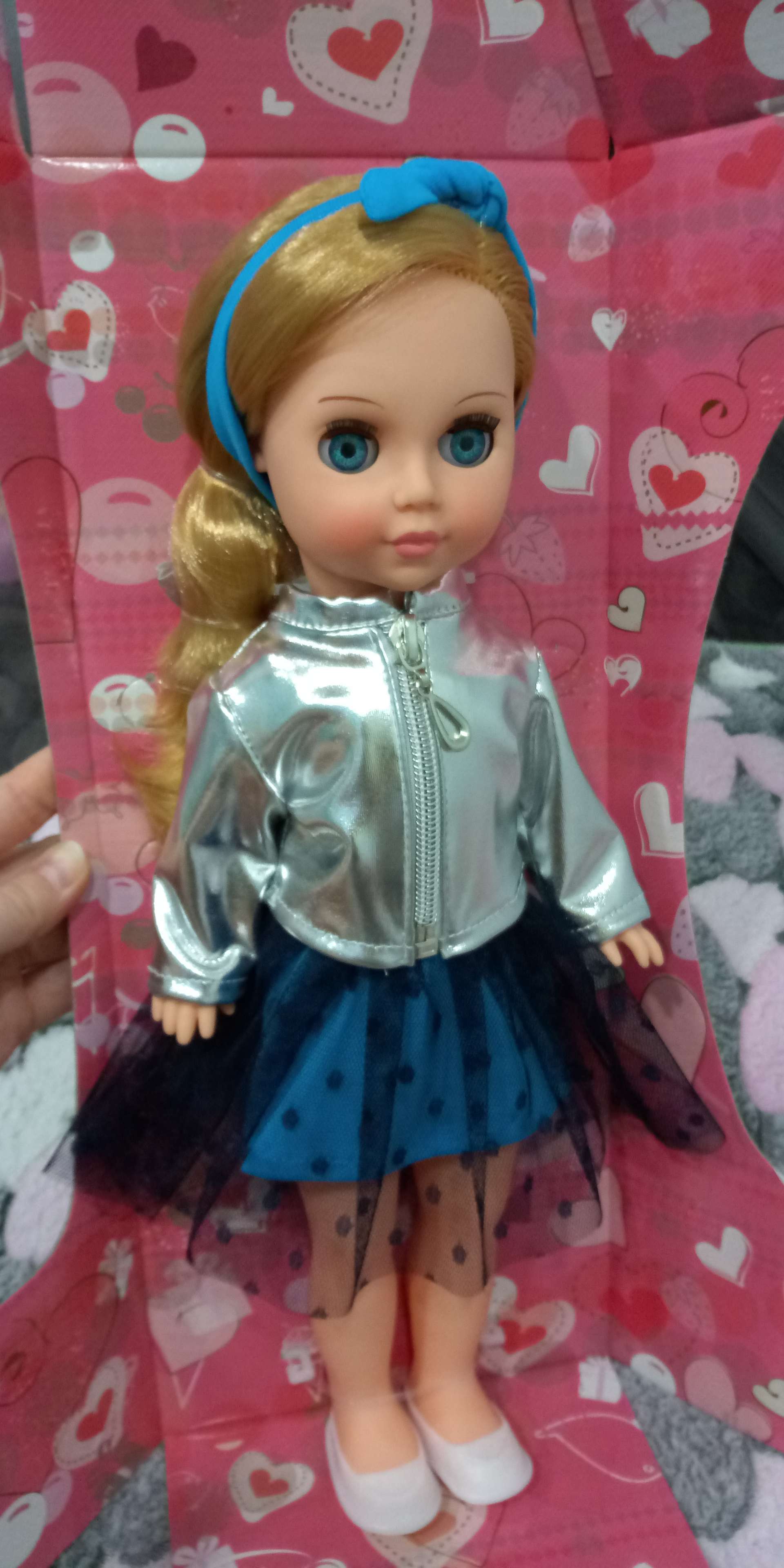 Фотография покупателя товара Кукла «Мила яркий стиль 3» 38,5 см - Фото 1