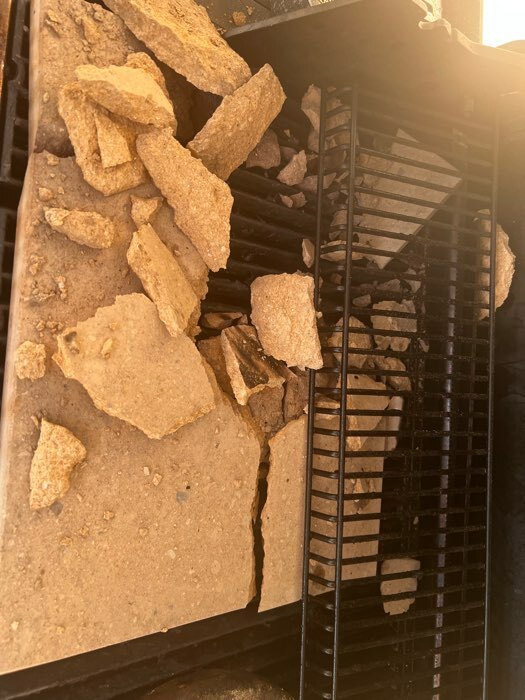 Фотография покупателя товара Пекарский камень вулканический, 34х40х2см - Фото 3