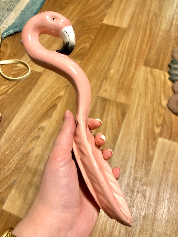 Фотография покупателя товара Подставка под ложку «Фламинго», 26×9 см, цвет розовый - Фото 2